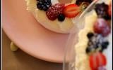 Pavlova cream cheese aux fruits rouges