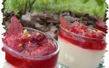 Verrines coco et fruits rouges