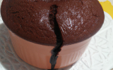 Soufflé au chocolat noir