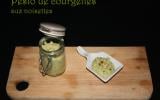 Pesto de courgette aux noisettes