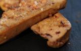 Foie gras poché aux vendanges tardives, butternut, coings et verveine