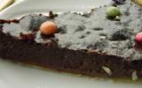 Tarte au chocolat et aux smarties