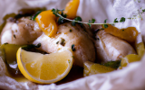 Poulet citrons confits en papillote