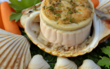 Terrine chaude aux coquilles Saint Jacques