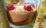 Trifle au philadelphia milka, framboises et spéculoos