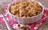 Crumble de poires et coings aux flocons d'avoine