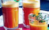 Jus de carotte et d'orange