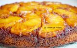 Gâteau à l'ananas frais caramélisé à la cassonade