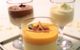 Verrine trio de crèmes