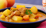 Curry de porc au cidre et aux pommes reinettes