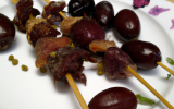 Brochettes de canard aux pruneaux