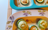 Soufflés de courgettes et quenelles