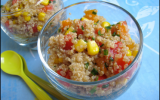 Salade croquante de quinoa aux poivrons