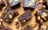 Brownie chocolat, cacahuètes et beurre de cacahuète