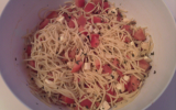 Salade de spaghetti au basilic