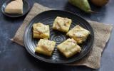 Toasts de polenta à la poire et Munster