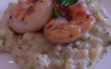 Risotto aux noix de Saint Jacques et gambas