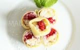 Maki aux framboises et aux bananes