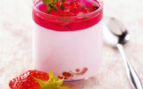 Mousse aux fraises du Périgord et gelée au thym citron