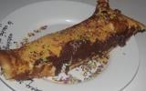 Bûche au nutella et à l'orange