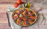 Tarte salée façon tian de légumes