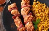 Brochettes de poulet façon Tex-Mex et maïs doux