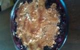 Crumble pommes - fruits rouges