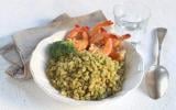 Risotto de coquillettes brocoli et crevettes