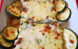 Gratin de courgettes au crabe