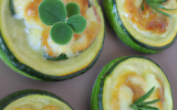 Petits flans de courgettes