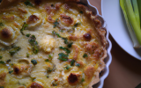 Quiche poireaux et fromages