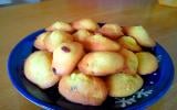 Madeleines pommes citrons raisins