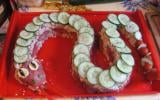 Serpent de crudités