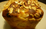 Cake gourmand aux pommes et raisins secs aux flocons de kamut