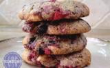 Cookies fruits rouges et chocolat blanc