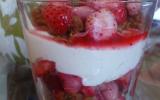 Verrine gourmande aux fruits rouges et aux spéculoos