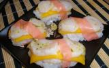 Sushis saint-jacques et mangue