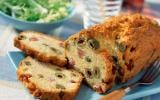 Cake au jambon et olives