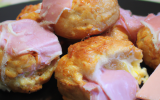 Gougères au reblochon et jambon