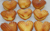 Madeleines cœur noisette