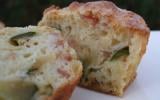 Muffins courgettes jambon au cumin