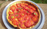 Tarte aux tomates confites maison