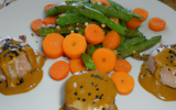 Tournedos de Surimi et ses petits légumes sauce soja