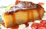 Gâteau invisible aux pommes et crème caramel au beurre salé