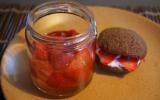 Fraises au sirop de romarin et son whoopie