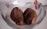 Glace au chocolat, au lait de soja