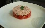 Tartare de tomate et thon