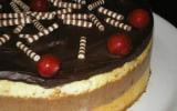 Entremet à la mousse au praliné et toblerone