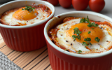 Œufs cocotte aux tomates