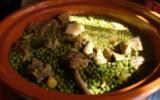 Tajine de veau aux petits pois